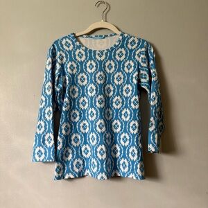 J. McLaughlin Signature Sinclair Crewneck Tee Shirt Catalina Cloth